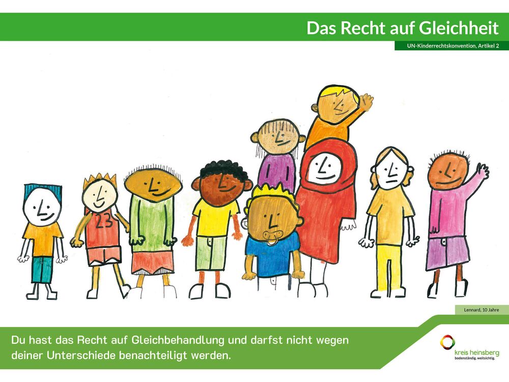 Du hast das Recht auf Gleichbehandlung und darfst nicht wegen deiner Unterschiede benachteiligt werden.