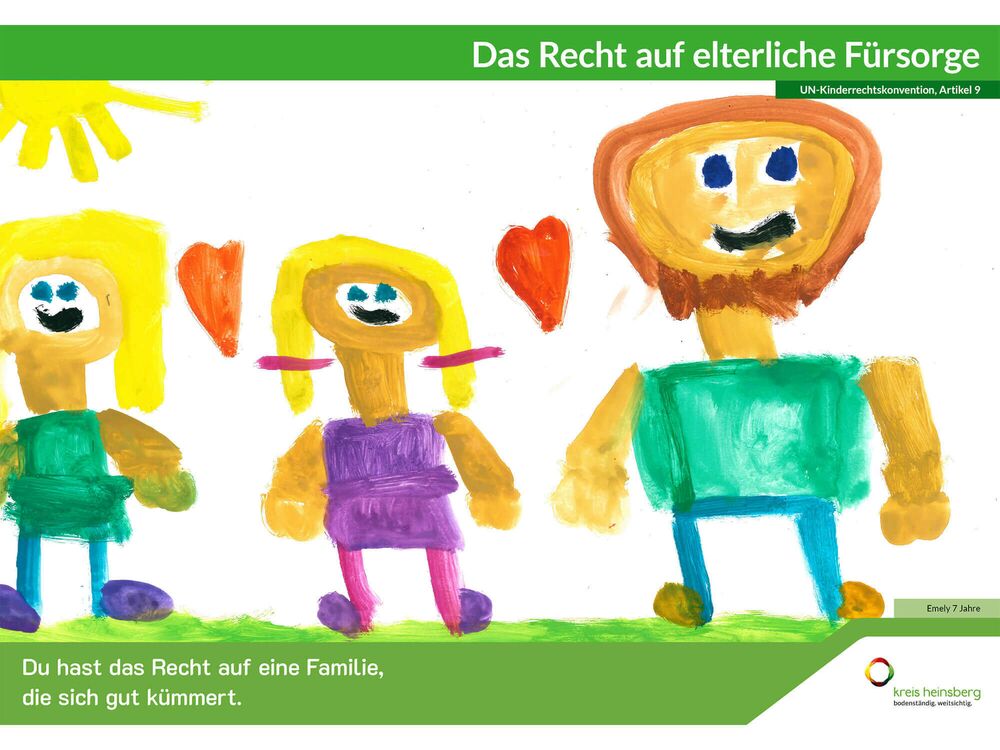 Du hast das Recht auf eine Familie, die sich gut kümmert.